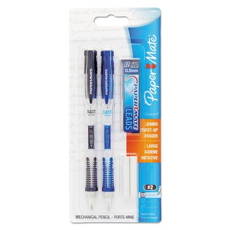 Paper Mate Mechanical Pencil, Clearpoint, 0.5mm, PK2 34666PP